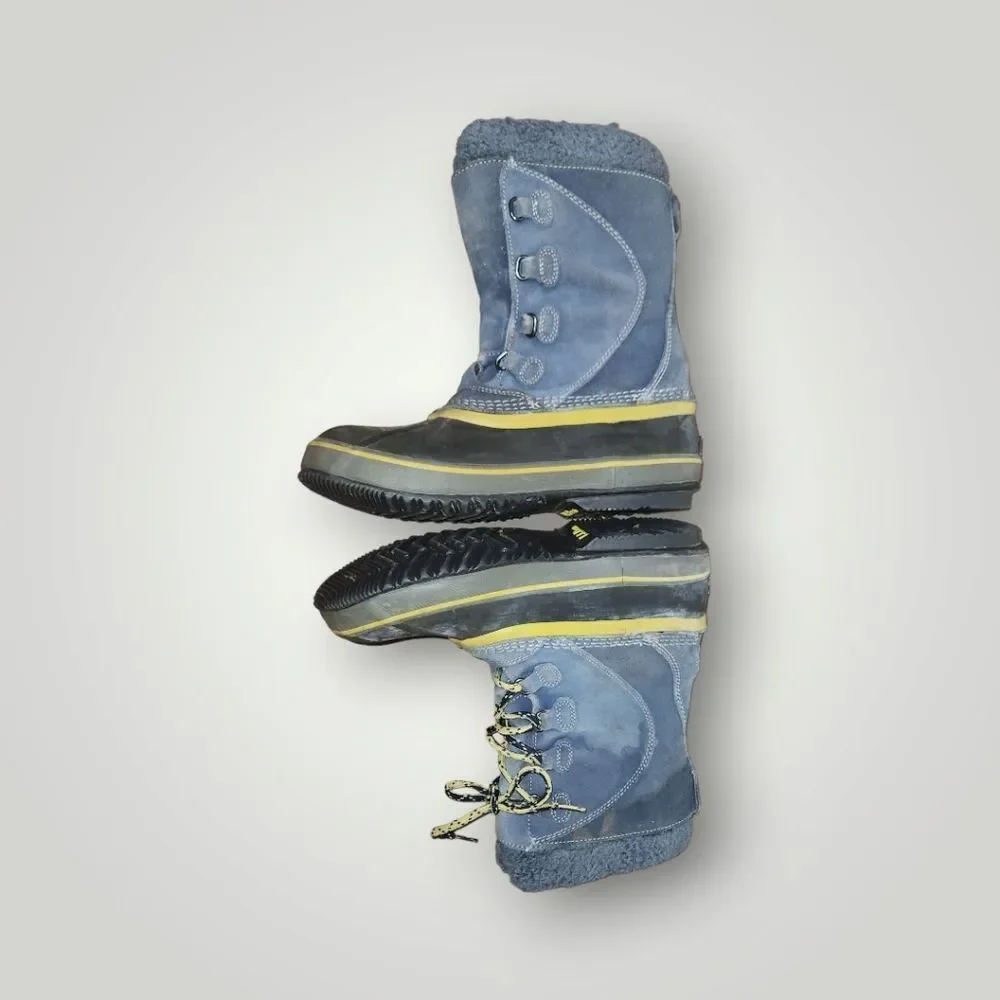 L.L.Bean Kids Winter Snow Boot Suede Rubber Size 6